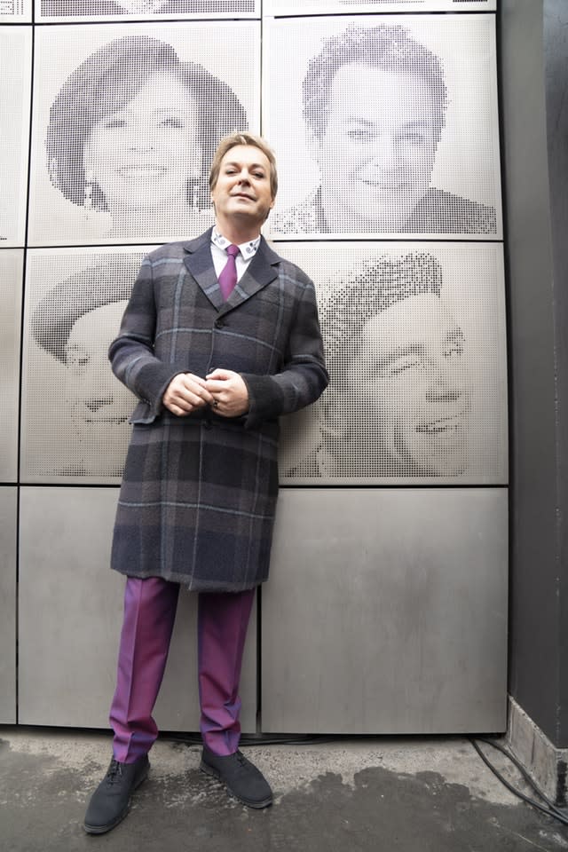 Julian Clary joins the Palladium wall of fame