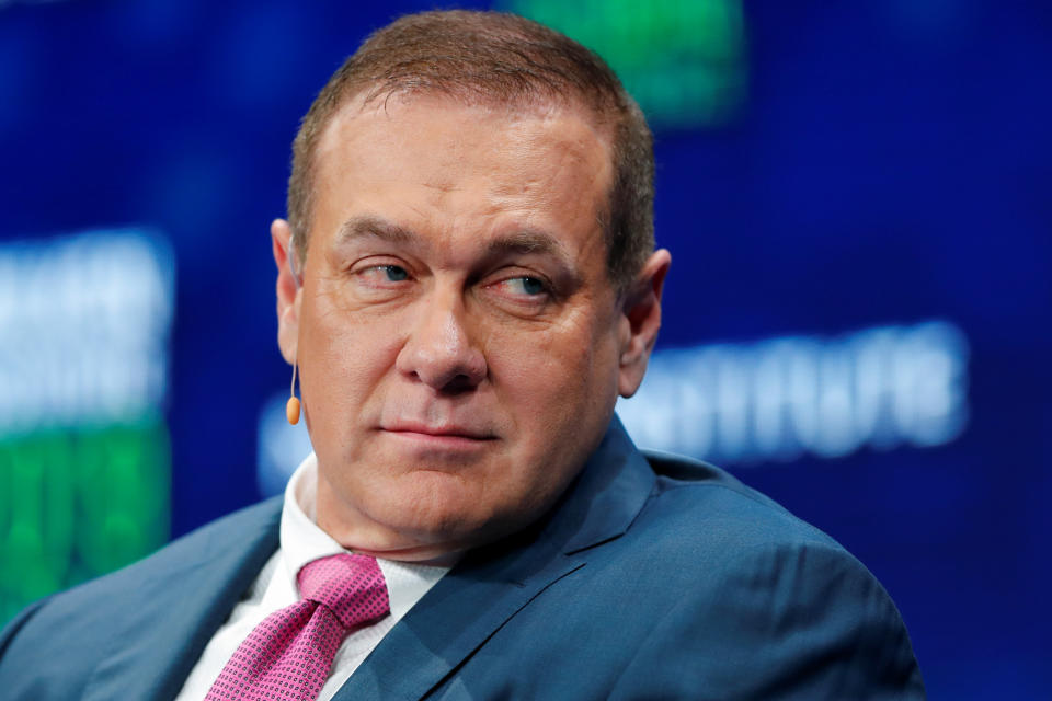 Scott Minerd, Chairman of Investments and Global Chief Investment Officer of Guggenheim Investments, attends the Milken Institute's 22nd annual Global Conference in Beverly Hills, California, U.S., April 29, 2019.  REUTERS/Mike Blake