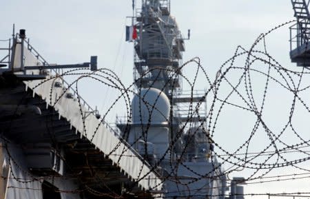 FILE PHOTO: The French nuclear aircraft carrier