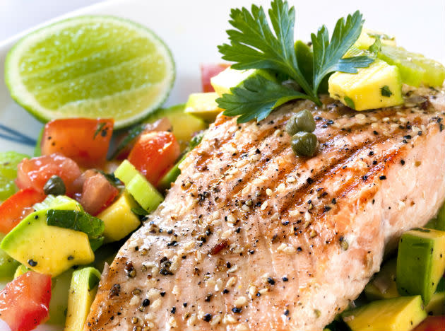 The omega-3 fatty acids in fish help fight gum disease. Another reason to include fish in your diet.