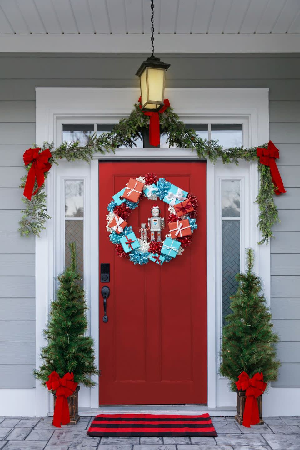 Gift Box Wreath