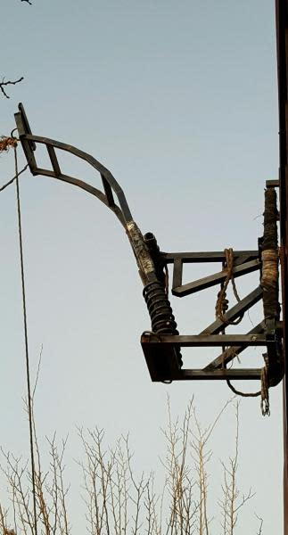 US Mexico border catapult drug smuggling