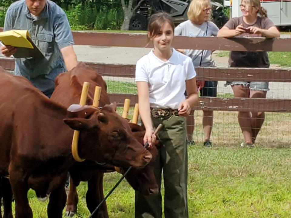 Lindsay Bronnenberg of Loudon follows in her mom Alyson's 4-H footsteps during the Stratham 4-H Summerfest at Stratham Hill Park Saturday, July 16, 2022.