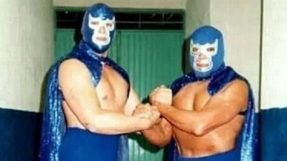 Blue Demon con Blue Demon Jr. / Cortesía