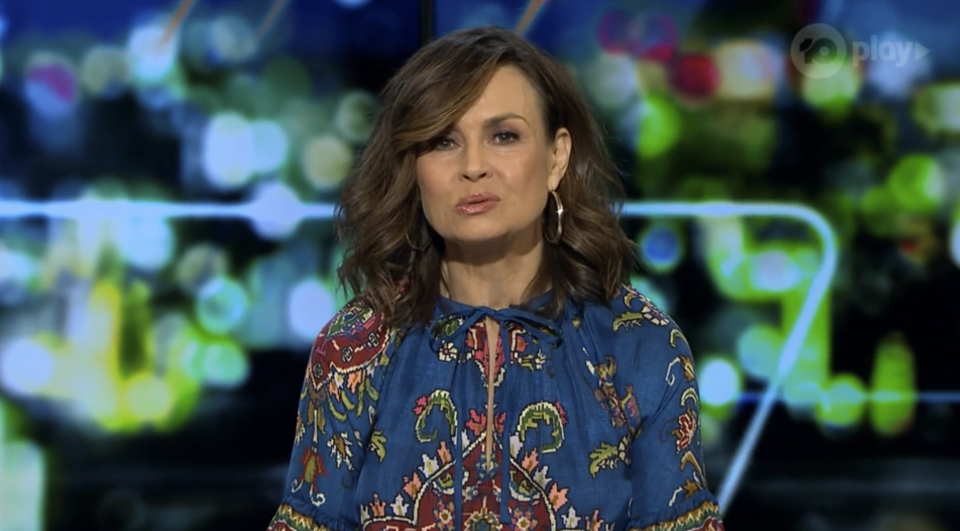 Lisa Wilkinson on The Project