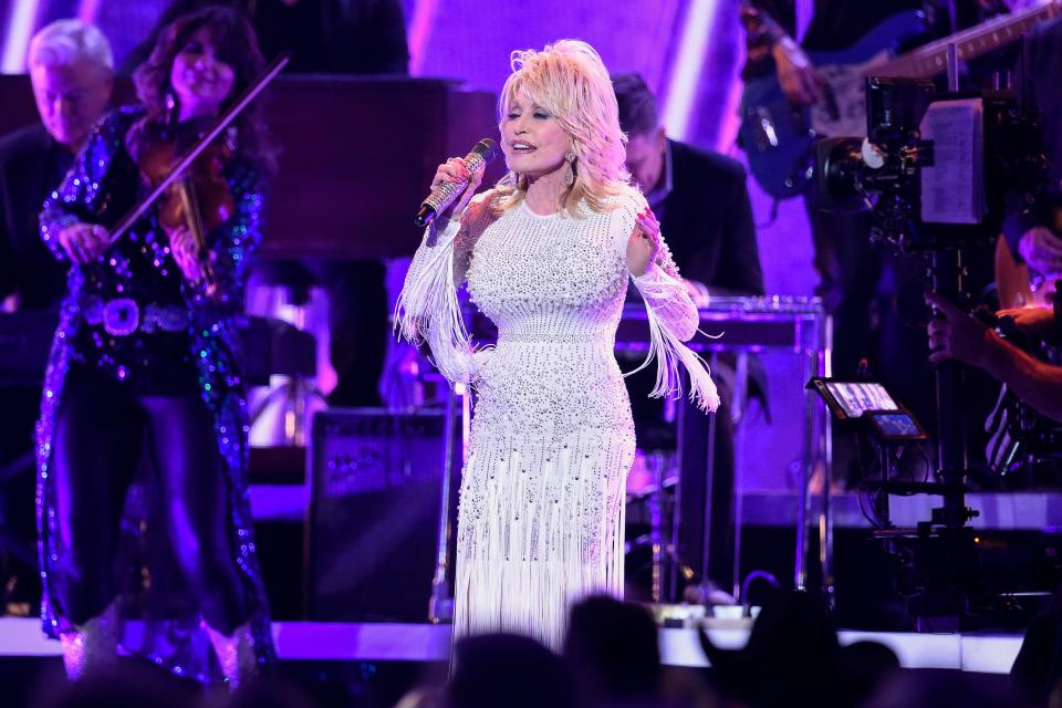 Dolly Parton teased the possibility of posing for Playboy in a radio interview with the BBC on Saturday, revealing that she might pose for the outlet again to honor turning 75 next year.