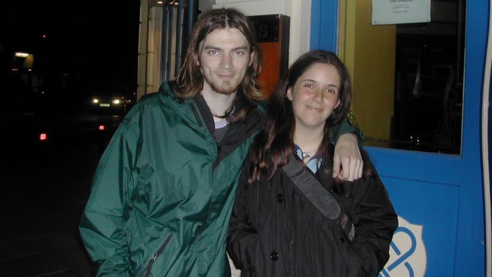 Dan Watling and Gabriella Vagnoli pictured when they first met in Scotland in 2002. - Bill Watling