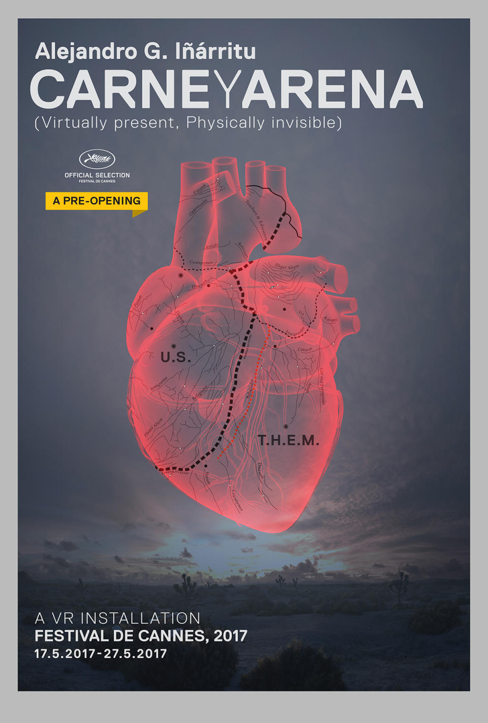 Carne y Anera, Poster, inarritu, lubezki