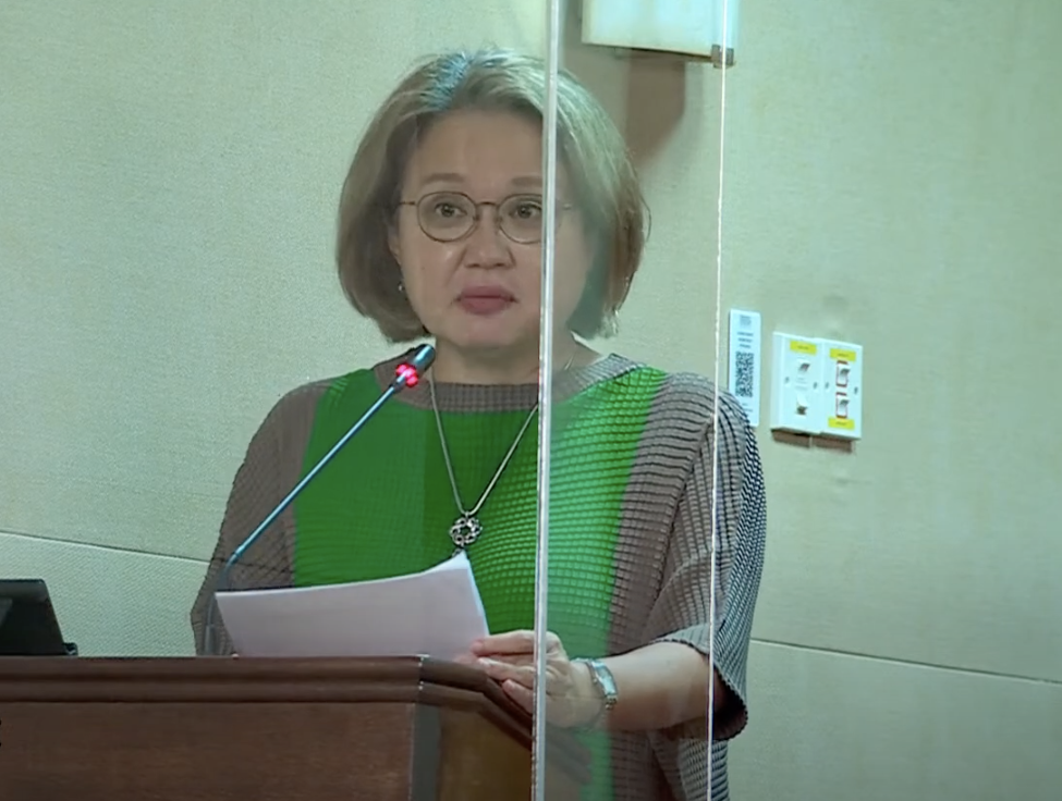 Workers' Party chairman Sylvia Lim speaking in Parliament on 15 February 2022. (SCREENSHOT: Ministry of Communications and Information/YouTube)