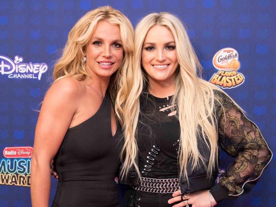 <p>Image Group LA/Disney Channell/Getty</p> Britney and Jamie Lynn Spears in 2017
