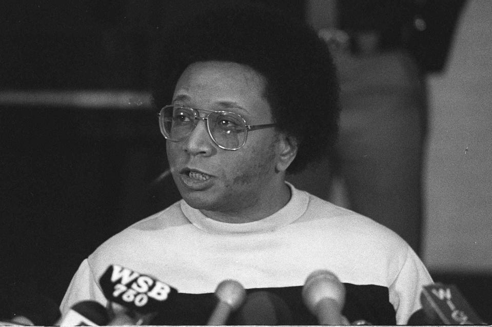 Wayne Williams, an Atlanta slaying suspect, in 1982.