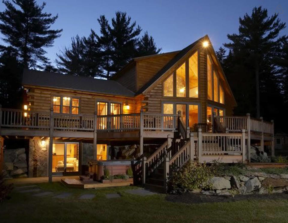 The owners of this log cabin urge guests to "escape to the mountains for a getaway."<br> <strong>City:</strong> Danbury<br> <strong>Title:</strong> <a href="http://airbnb.com/rooms/99595" target="_blank">Mother Moose Luxury Log Cabin</a><br> <strong>Nightly rate:</strong> $550<br> <strong>Bedrooms:</strong> 3<br> <strong>Occupancy rate:</strong> 48 percent<br> <strong>Reviews:</strong> 88<br>