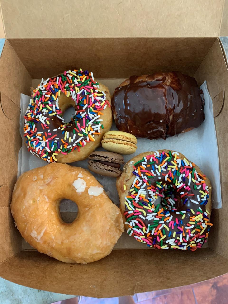 The Boston cream doughnut (top right) from Waretown Bakery is not to be missed.
