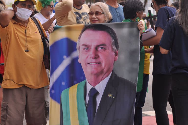 31/07/2022 Simpatizantes del presidente brasileño, Jair Bolsonaro POLITICA Europa Press/Contacto/Silvia Machado