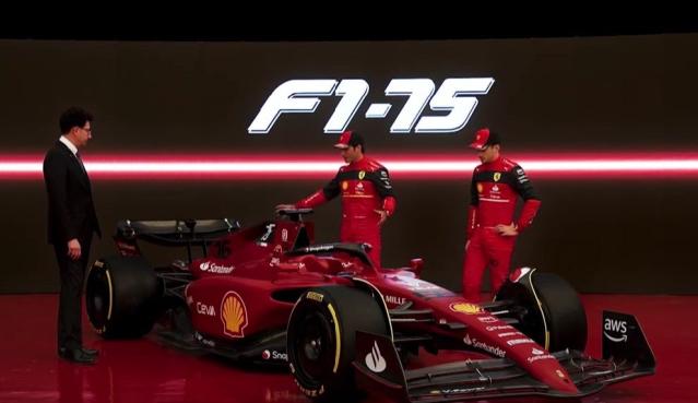 First Images: Ferrari Launches F1-75 for the 2022 Formula 1 Season