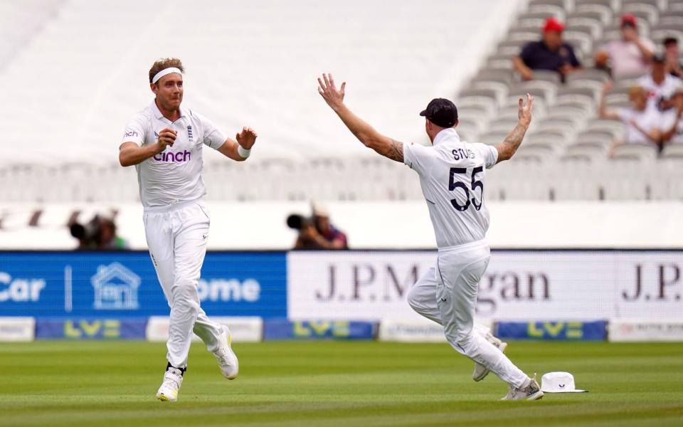 Stuart Broad and Ben Stokes - Adam Davy/PA Wire