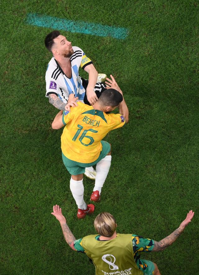 Argentina vs Australia final score, result: Messi stars as brave Socceroos  bow out of World Cup