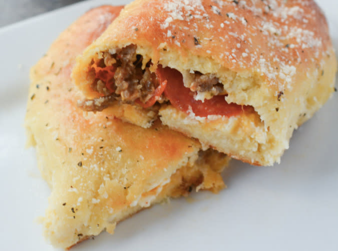 Keto Fat Head Pizza Pockets