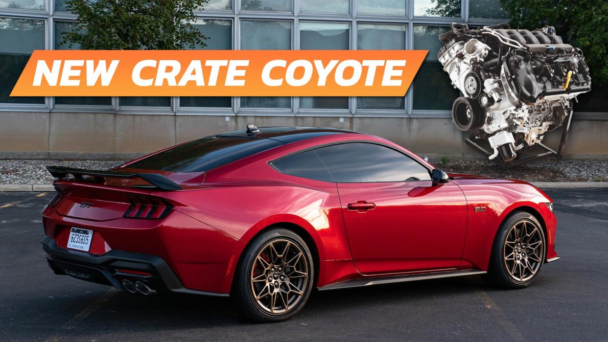 2024 Ford Mustang GT’s Next-Gen Coyote V8 Is Now a Crate Engine photo