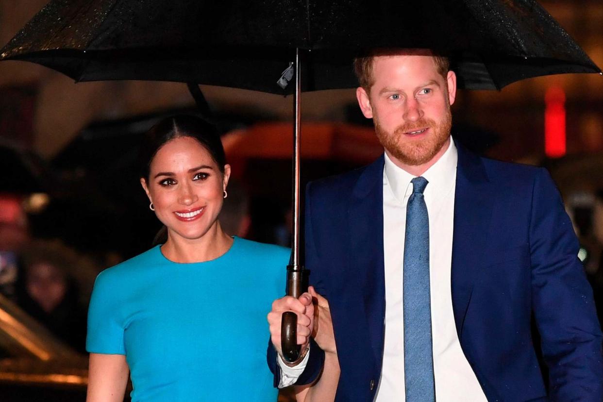 Prince Harry and Meghan Markle have launched their Archewell charity website: AFP via Getty Images