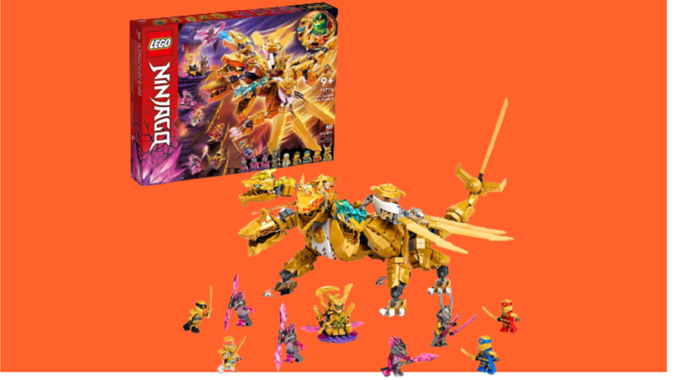 Most popular toys of 2022: Lego Ninjago Golden Dragon