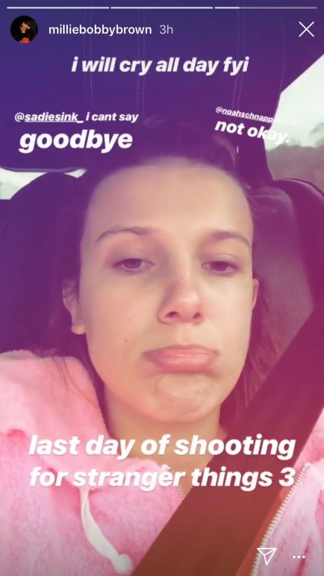 Millie Bobby Brown Couldn't Stop Crying in 'Stranger Things