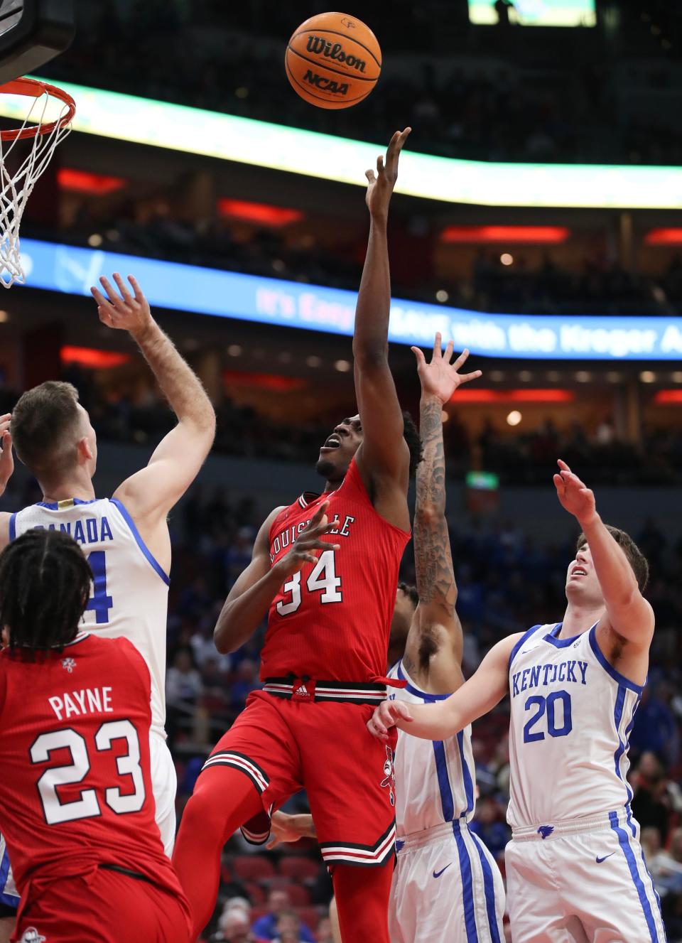 Louisville’s Emmanuel Okorafor is getting closer to returning from injury.