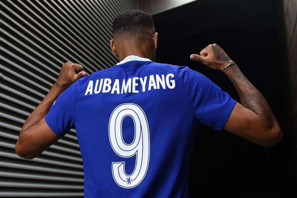 pierreemerickaubameyang02092022e.jpg: (Chelsea FC via Getty Images)