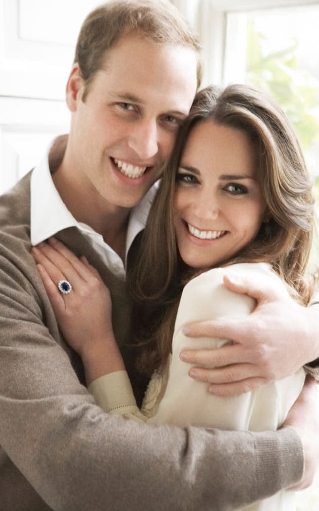 Kate Middleton and Prince William engagement ring