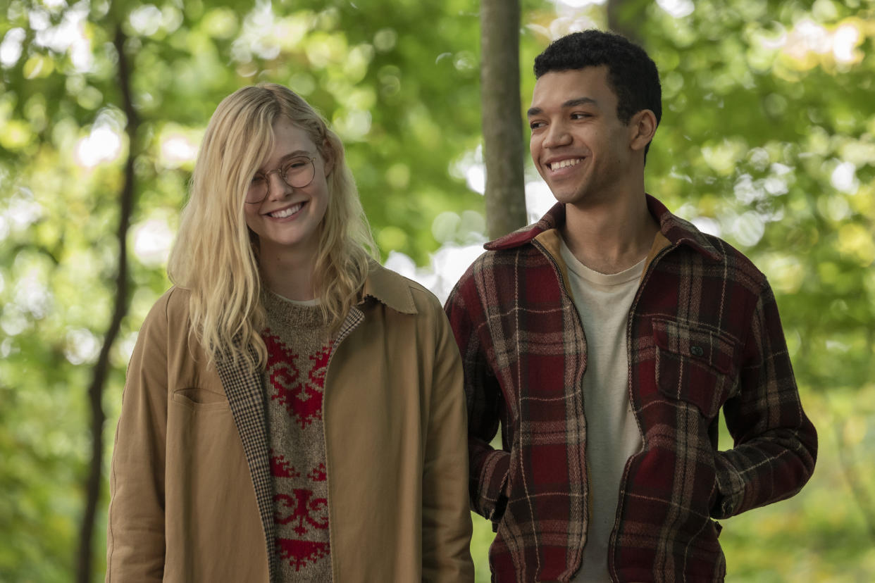 Elle Fanning and Justice Smith in "All the Bright Places." (Photo: Michele K. Short)