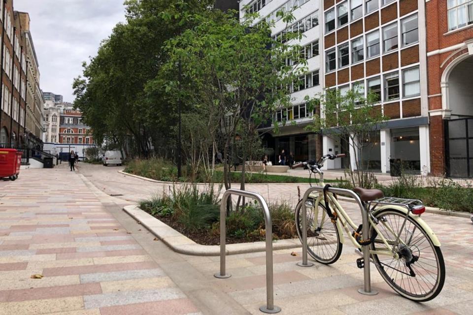 Alfred Place pocket park (Ross Lydall)