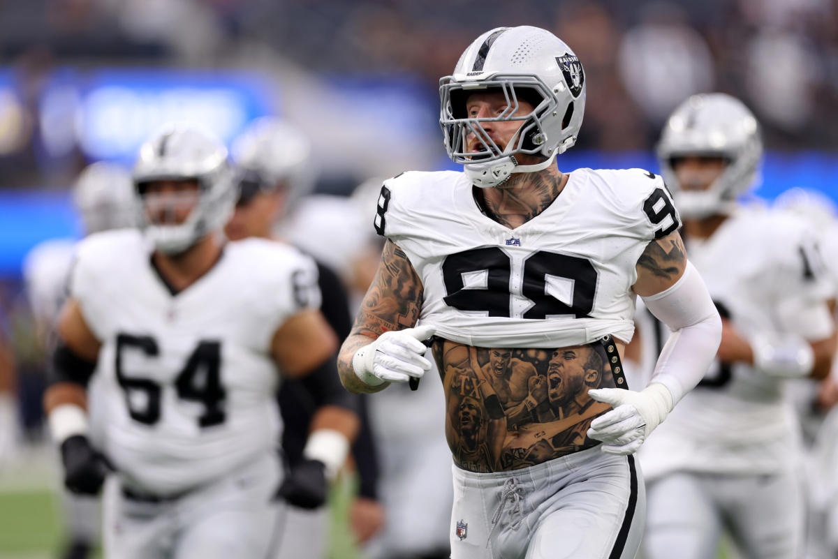 Raiders DE Maxx Crosby fully recovered from knee injury ‘I’m not like ...