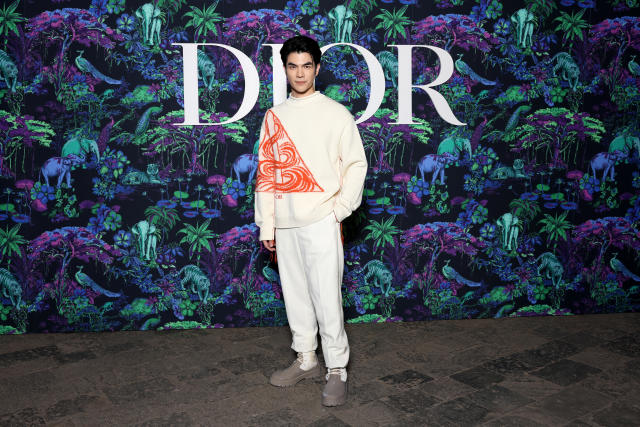 UMBAI, INDIA - MARCH 30: Phakphum Romsaithong (Mile) attended the Christian Dior Womenswear Fall 2023 show at the Gateway of India monument on March 30, 2023 in Mumbai, India. (Photo by Pascal Le Segretain/Getty Images for Christian Dior)