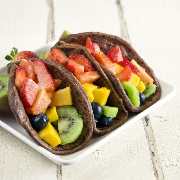 Fruit Filled Choco Tacos