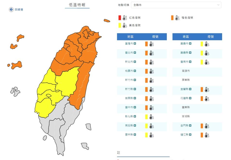 （取自氣象局網站）