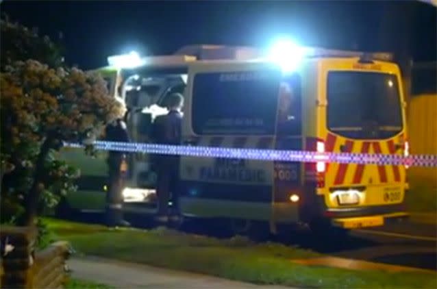 A woman suffered 'significant facial injuries' after being shot in the face with a spear gun. Picture: 7 News