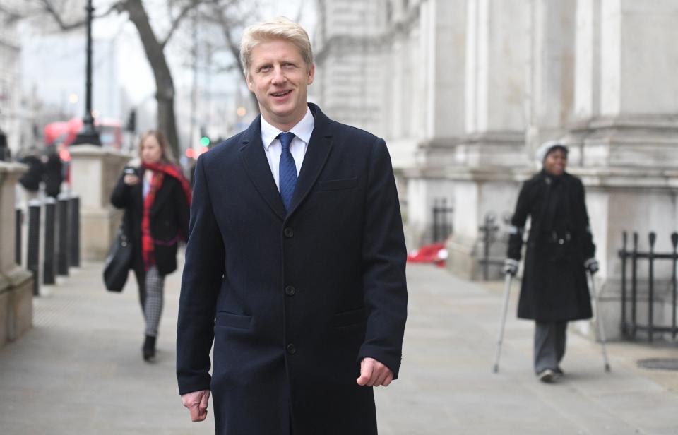 File photo of Jo Johnson, former universities minister (EPA)