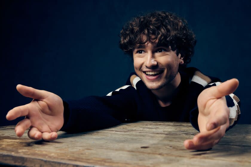 TORONTO, CANADA - SEPT 10: Gabriel LaBelle of 'The Fabelmans' photographed at the LA Times Photo Studio at the RBC House during the 2022 Toronto International Film Festival on September 10, 2022 in Toronto, Canada. (Kent Nishimura / Los Angeles Times)