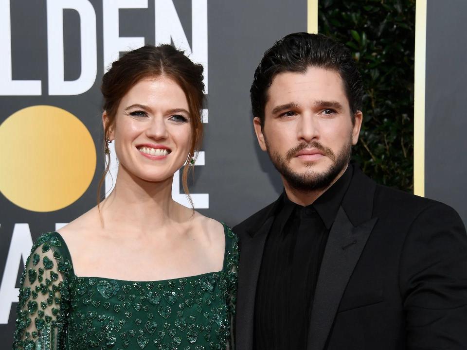 Rose Leslie and Kit Harington