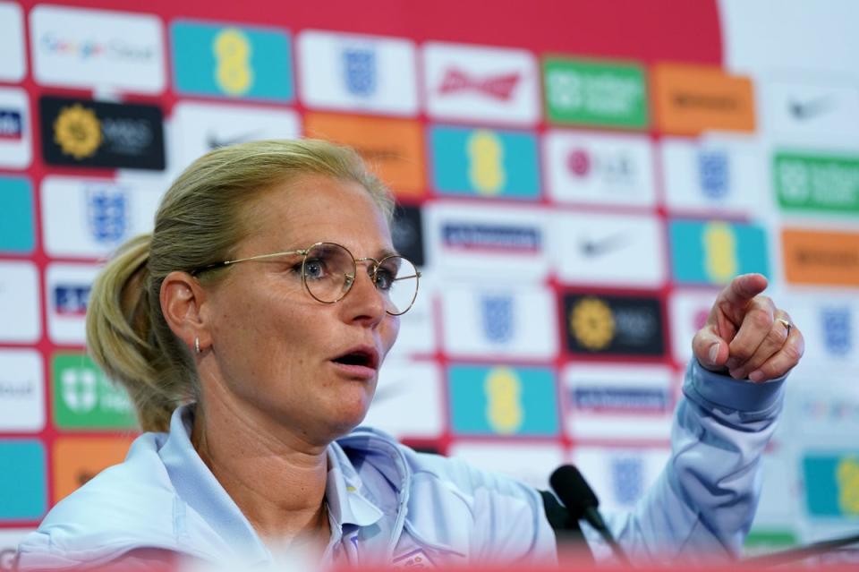 Kirby had honest talks with England manager Sarina Wiegman (Nick Potts/PA) (PA Wire)