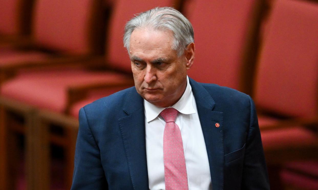 <span>Senator Don Farrell has accused teal independent MPs of hypocrisy over proposed political donations caps.</span><span>Photograph: Lukas Coch/AAP</span>