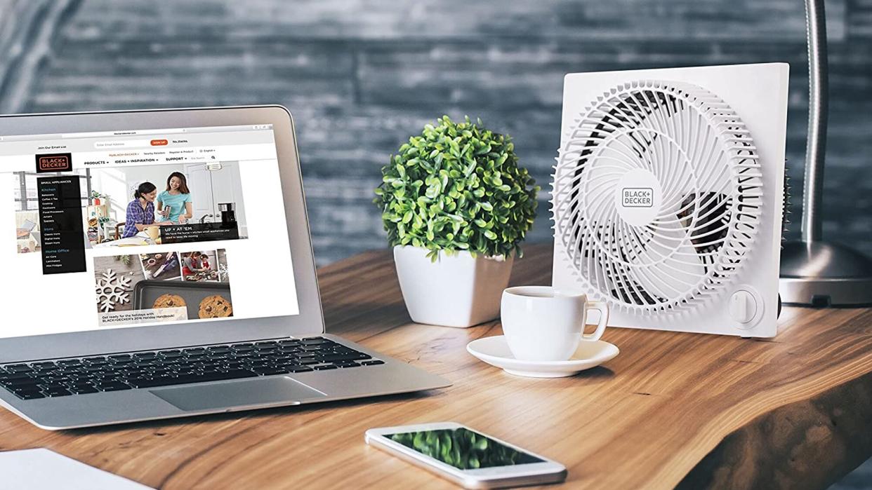 Box Fan and Air Purifier