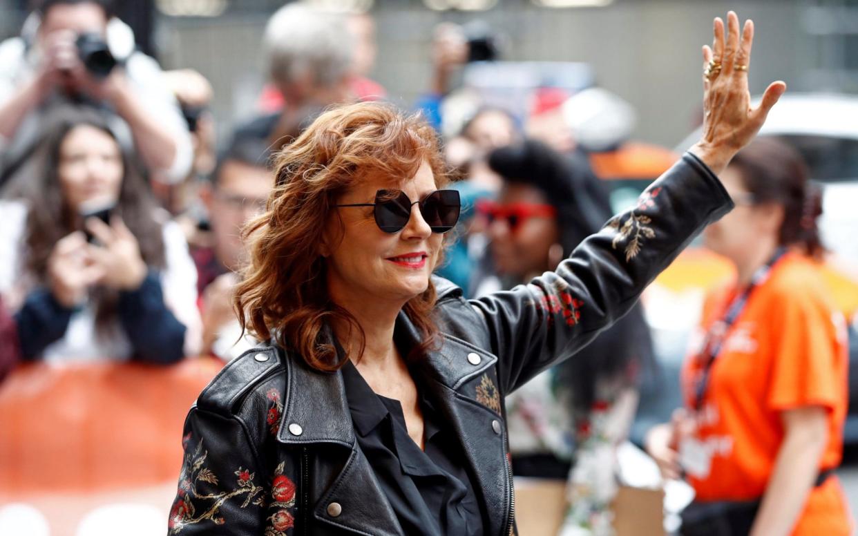 Susan Sarandon, seen here at the premiere of new film Viper Club, has come under fire - REUTERS