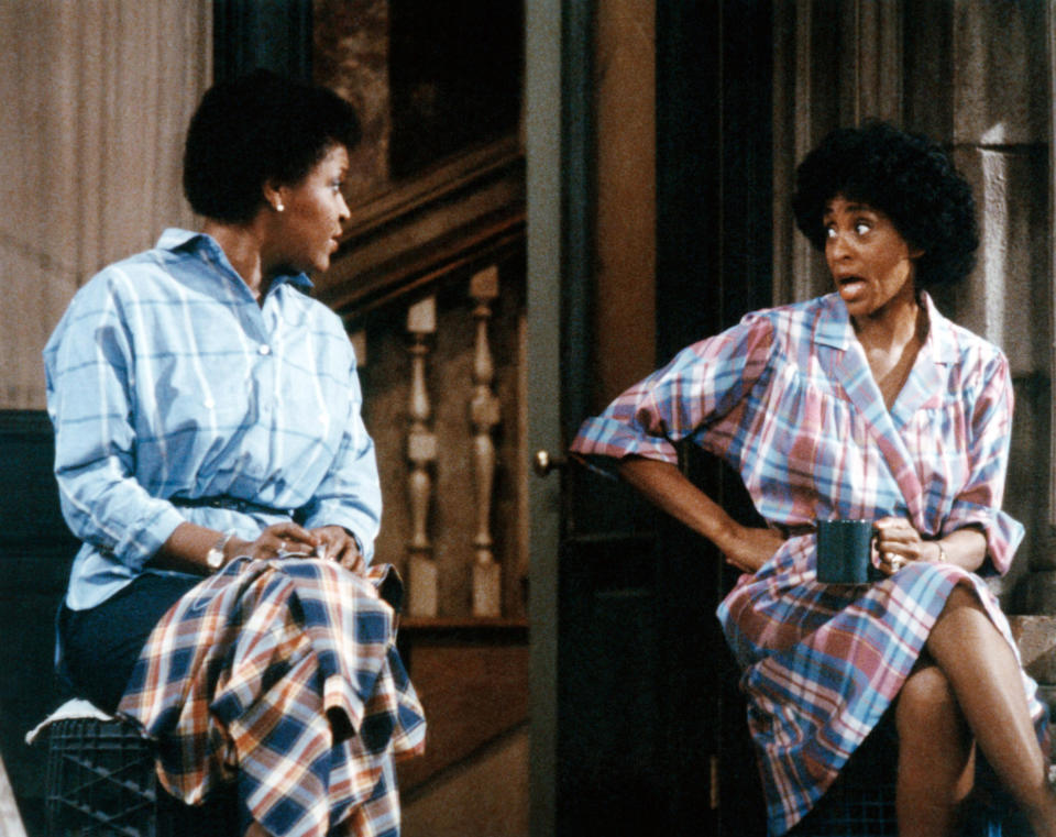 Image: 227, (from left): Alaina Reed, Marla Gibbs, (Season 1, 1985), 1985-90. (C) Columbia Pictures Televisio (Columbia Pictures / Everett Collection file)