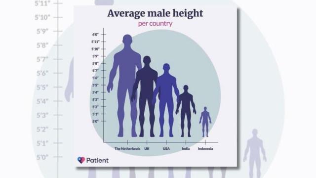 Is This Graph Comparing Average Male Height by Country Accurate