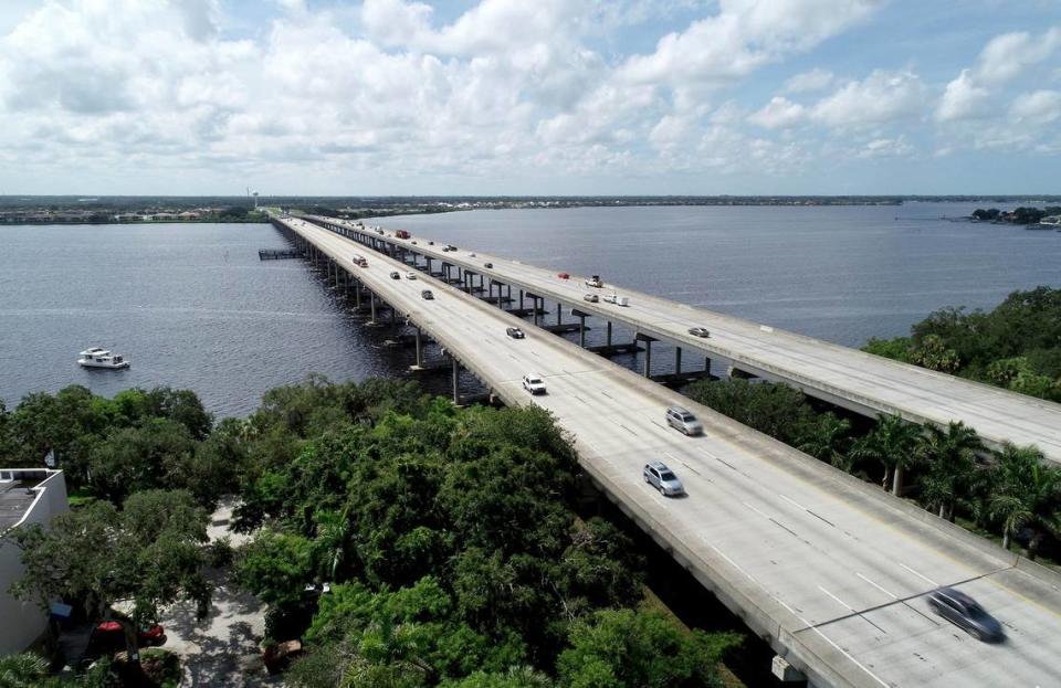 The Florida Department of Transportation is planning changes to the Interstate 75-U.S. 301 Interchange including new bridges over the Manatee River for northbound and southbound ramps. Photo taken 9/5/2018.