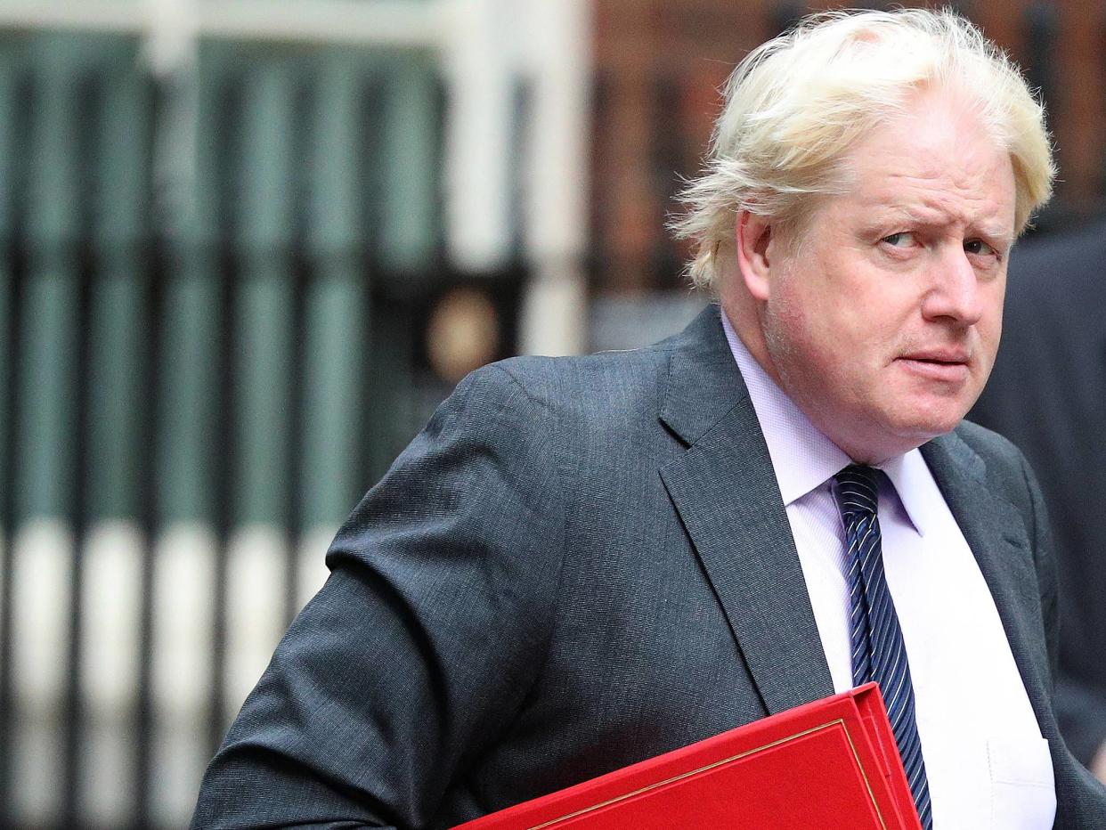 Boris Johnson faced calls to resign over his gaffe about Ms Zaghari-Ratcliffe: Reuters