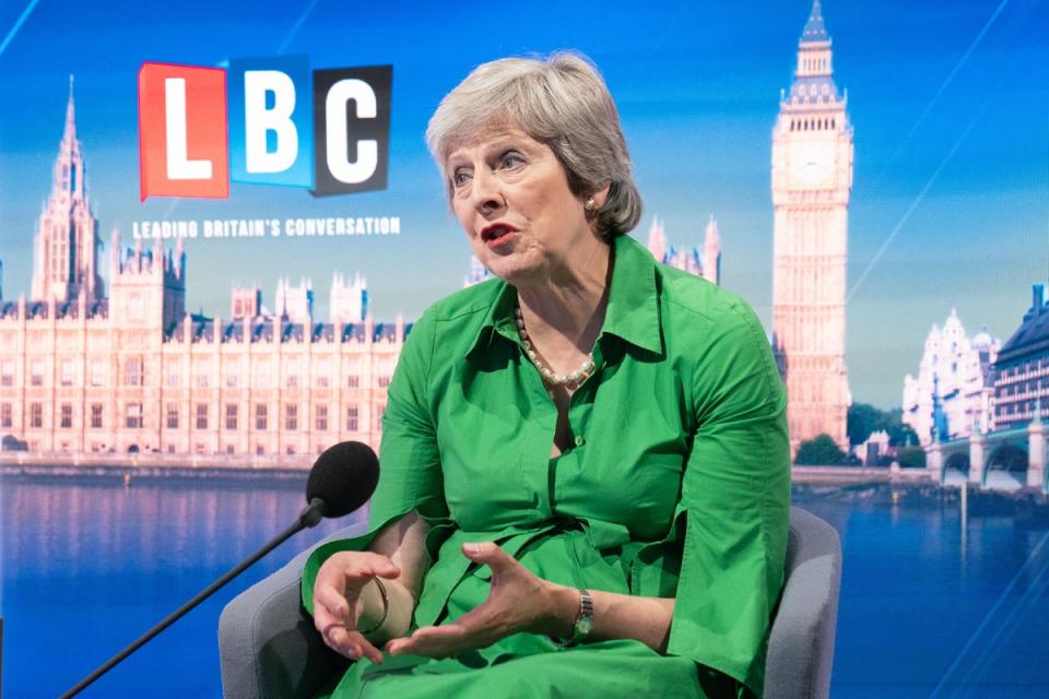 The home secretary at the time, Theresa May, said the BBC revelations were ‘shocking’ (Stefan Rousseau / PA Wire)