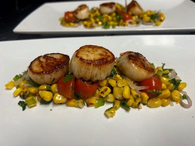 A scallops appetizer at Jersey Girl Grill on Long Beach Island. A second location, Jersey Girl Kitchen & Market, is opening in Beach Haven.