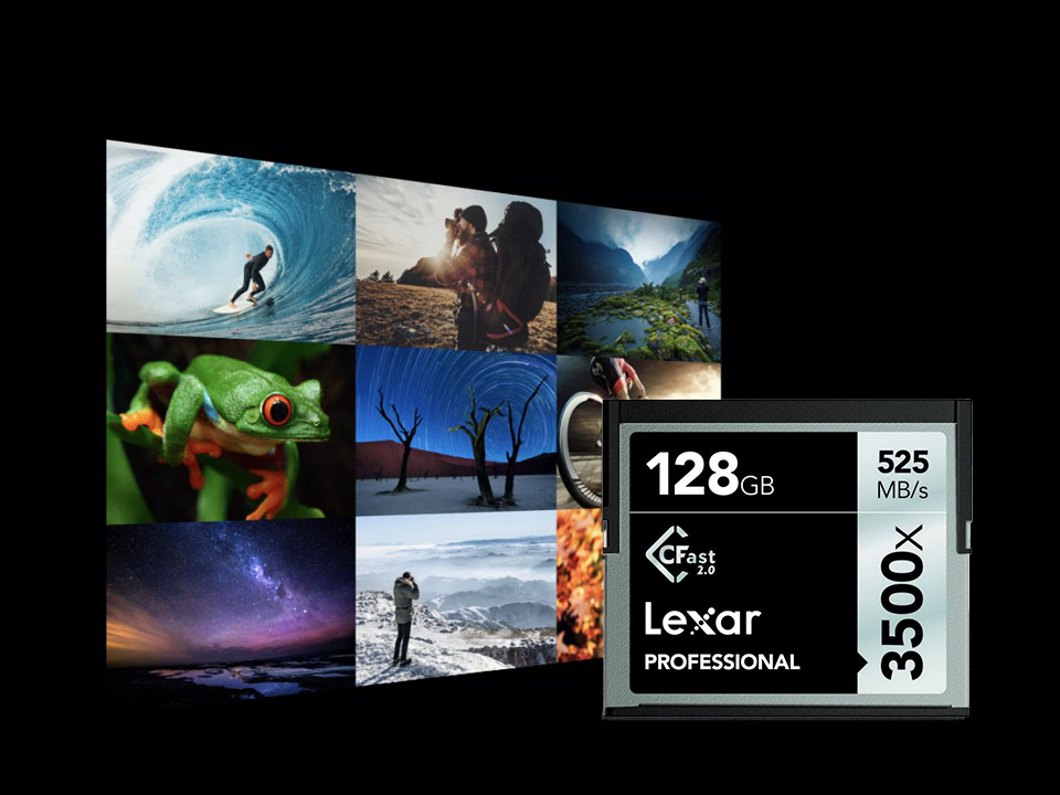 Lexar Professional 3500x 128GB CFast 2.0 記憶卡